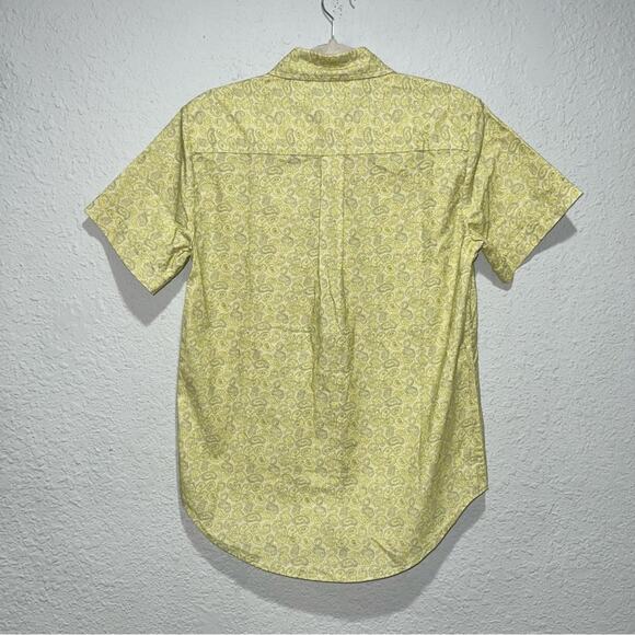 Re\Done 70s Short Sleeve Shirt Citrus Paisley - Picture 4 of 7